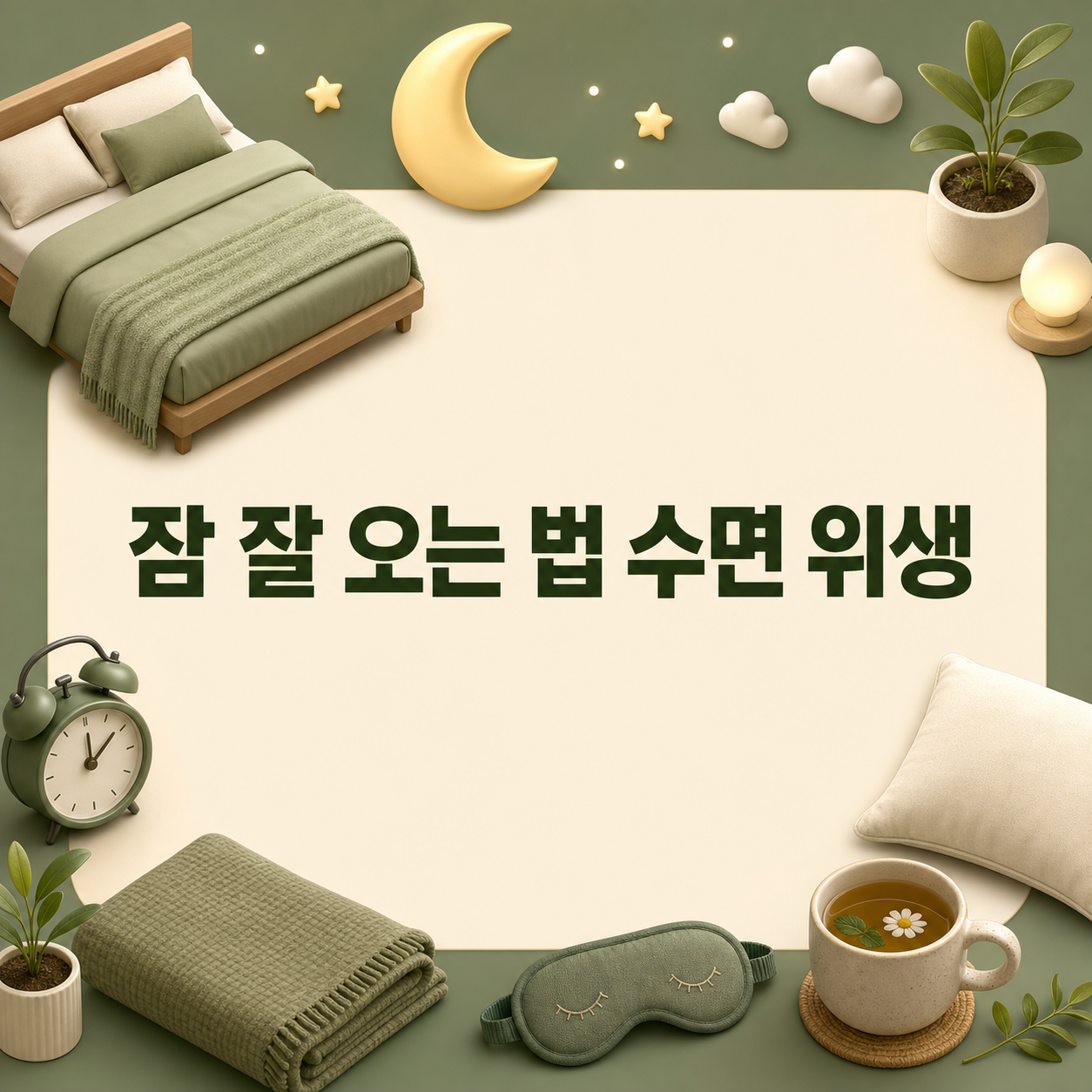 잠 잘 오는 법: 수면 위생 7가지 체크리스트
