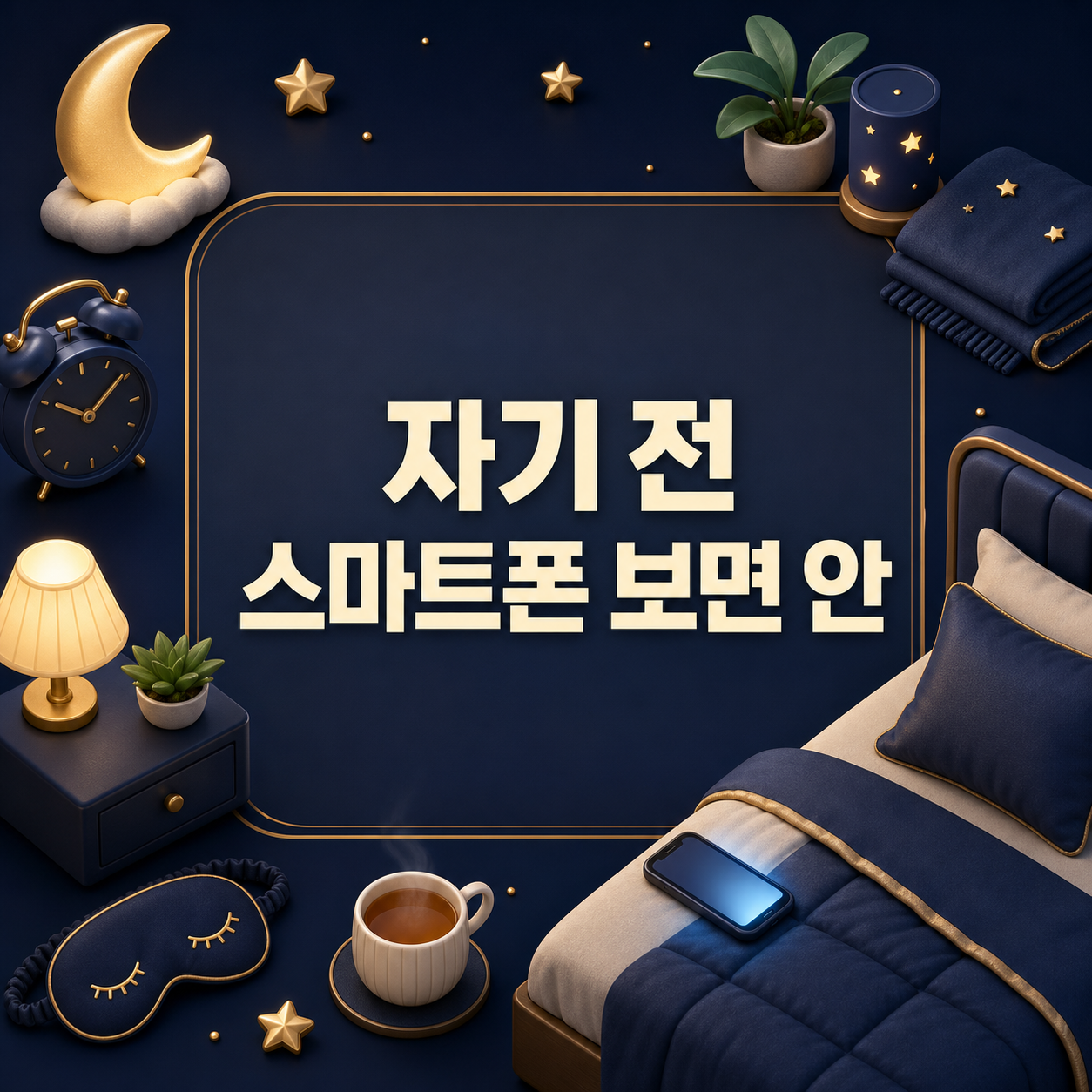 자기 전 스마트폰 금지 이유 & 블루라이트 줄이는 7가지